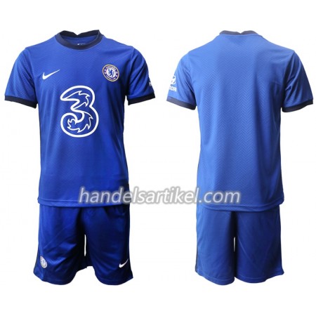 Chelsea Kinder Heim Trikotsatz 2020/21 Kurzarm (+ Kurze Hosen)